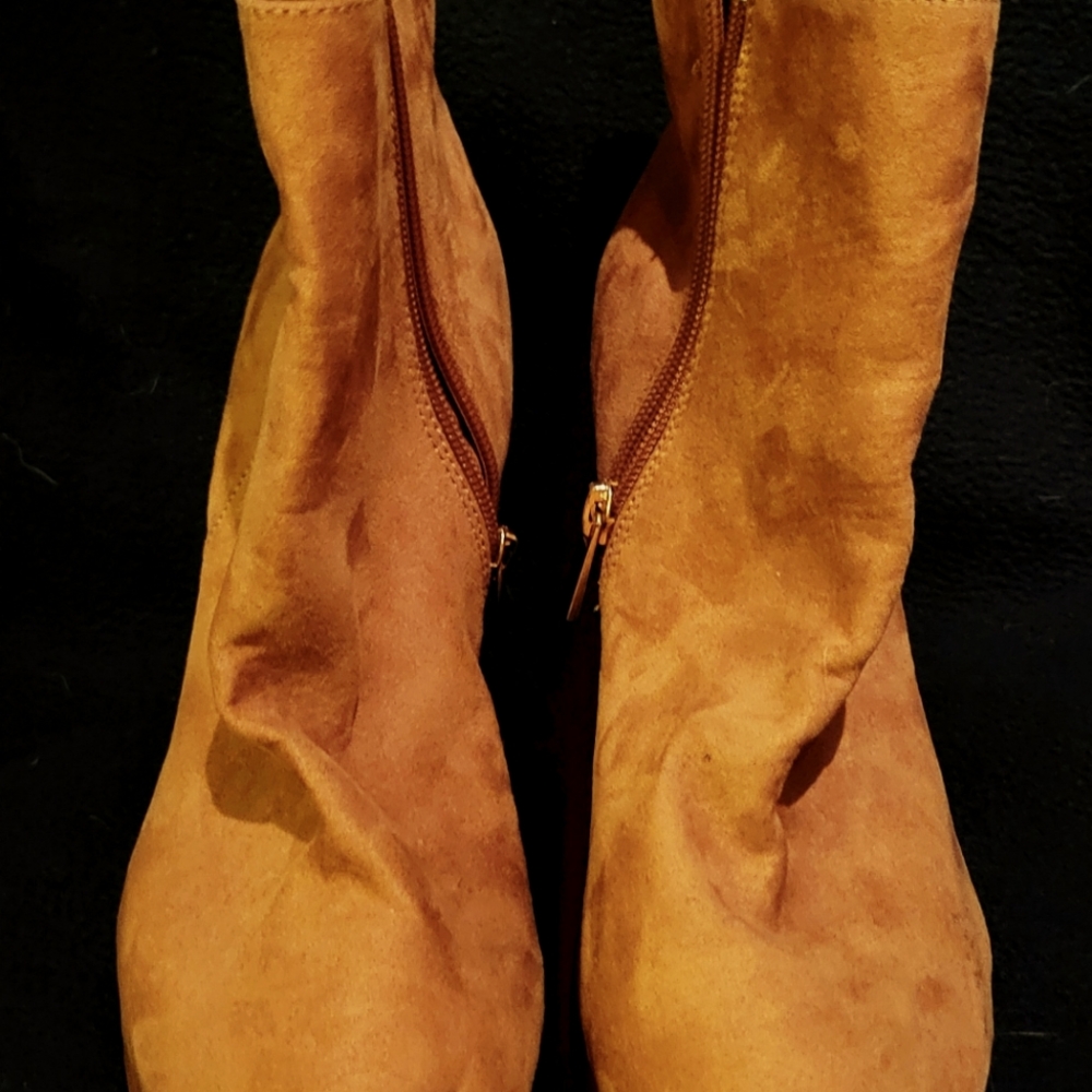 Bamboo Sorbet Platform Heels Ankel Boots